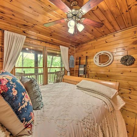 Peaceful Blue Ridge Cabin With Decks And Fire Pit エクステリア 写真