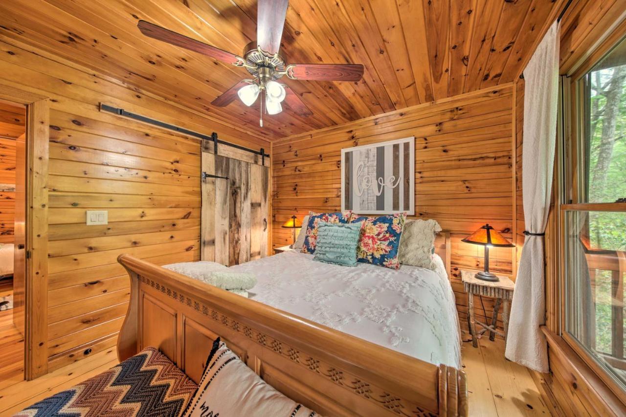 Peaceful Blue Ridge Cabin With Decks And Fire Pit エクステリア 写真